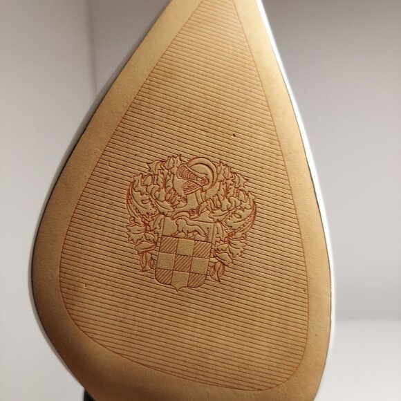 Vince Camuto Black & White Leather & Suede Pumps size 10 - Picture 7 of 8